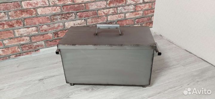 Коптильня горячего копчения из нержавейки