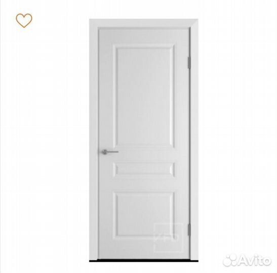 Дверь межкомнатная вфд дг Polar эмаль белая