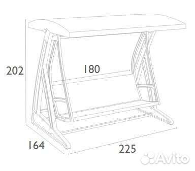 Качели садовые
