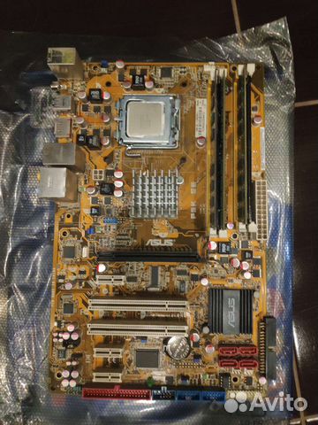 Материнская плата сокет 775 ddr2 + проц +память купить в Новосибирске ...