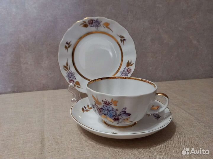 Сервиз чайный лфз Золотые лепестки.Попредметно