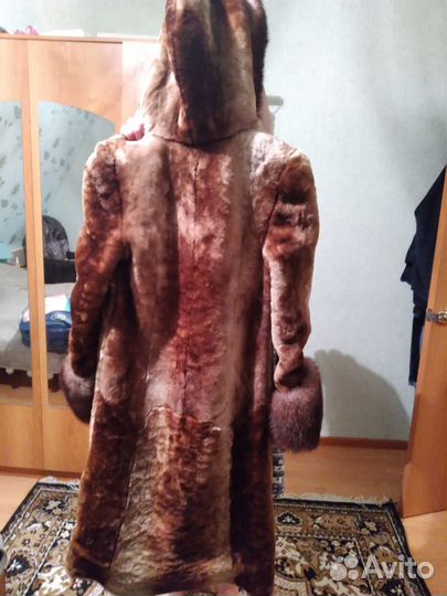 Шуба цигейка и норка