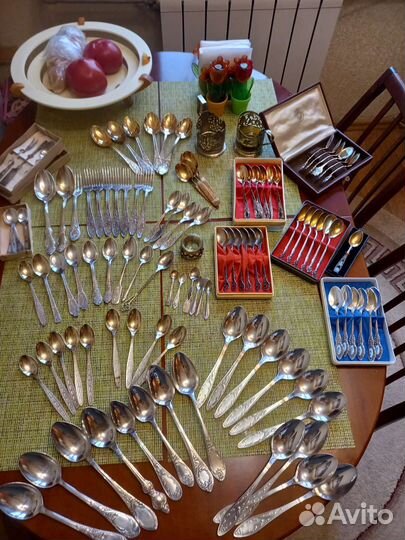 Столовые приборы мельхиор СССР