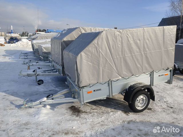 Прицеп легковой усиленный с тентом
