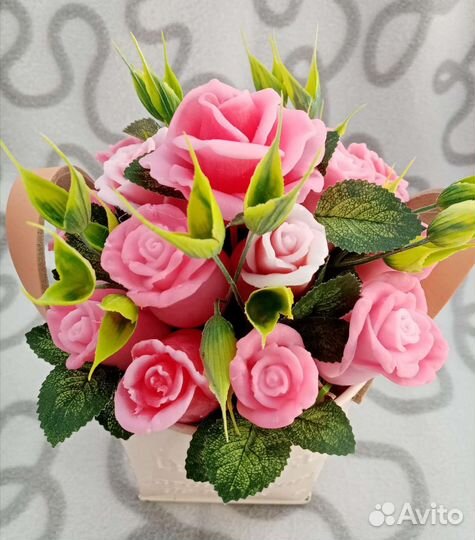 Мыло ручной работы букеты