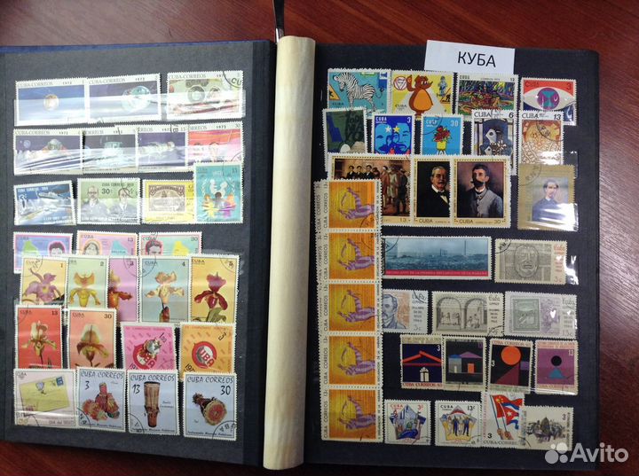 Иллюстрированный альбом + марки Куба