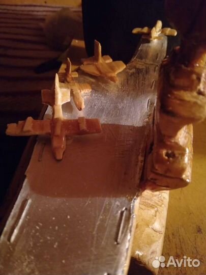 Сувенир поделка из дерева, кораблик