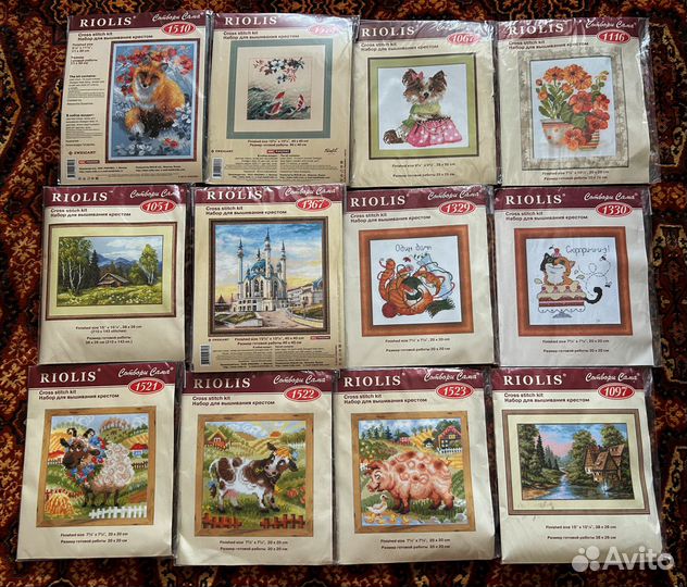 Риолис RTO Алиса Овен наборы для вышивания новые