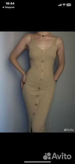 Платье трикотажное