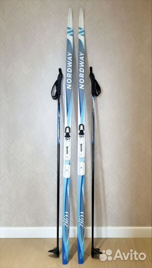 Комплект лыжи 160см Nordway Bliss NNN с палками