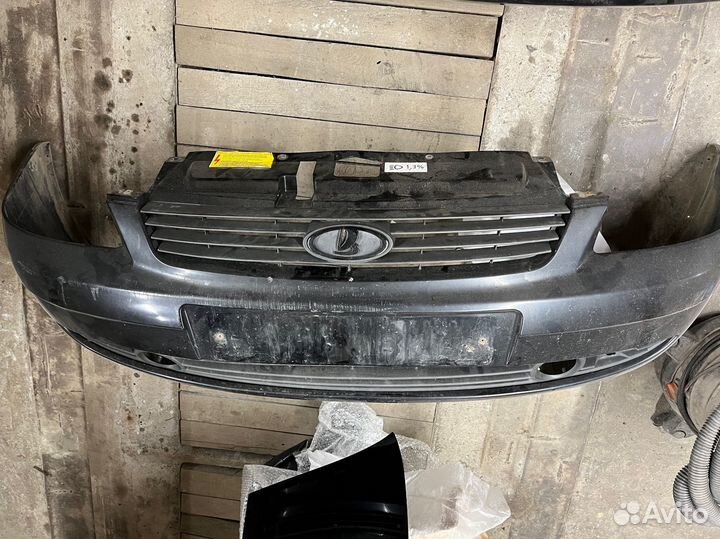 Бампер передний priora 1