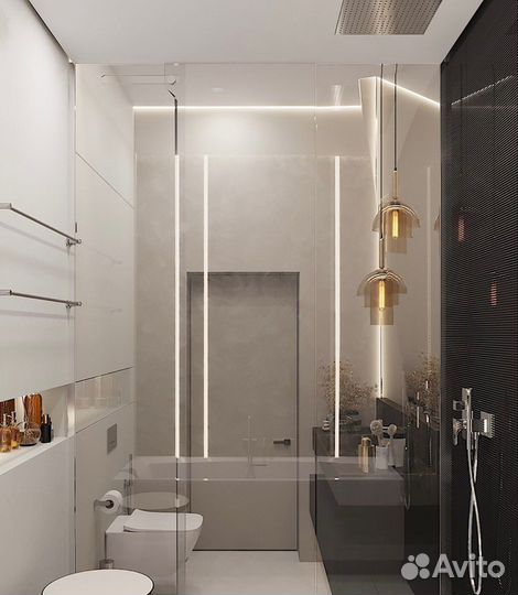 Скрытые межкомнатные двери под покраску