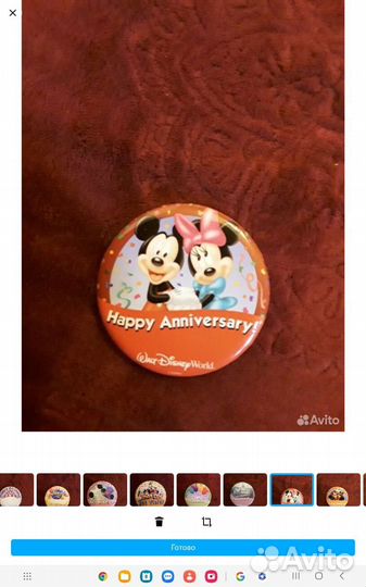 Значки из диснейленда