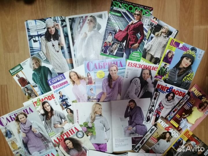 Журналы для вязания крючком и спицами