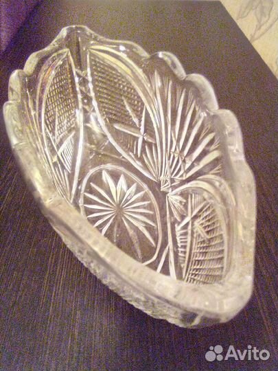 Хрусталь -ладья большая СССР