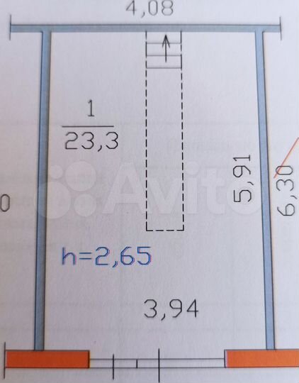 Гараж, 25 м²