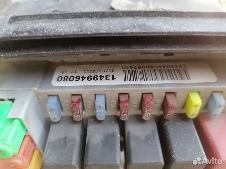 Панель предохранителей пежо боксер10г2.2 120л