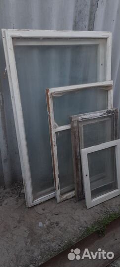 Деревянные окна со стеклопакетом бу