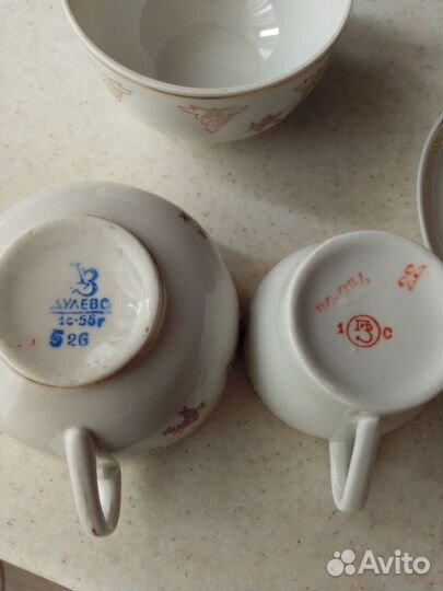 Фарфоровые чашки СССР