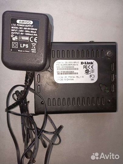 Маршрутизатор D-link DSL-2500U