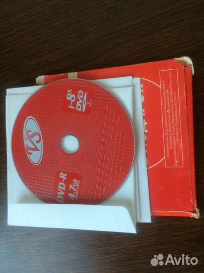 Чистые диски DVD-R. Диск пустой для записи