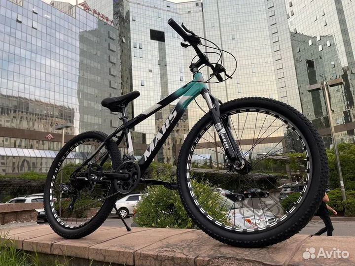 Совсем новый черный велик mars 26