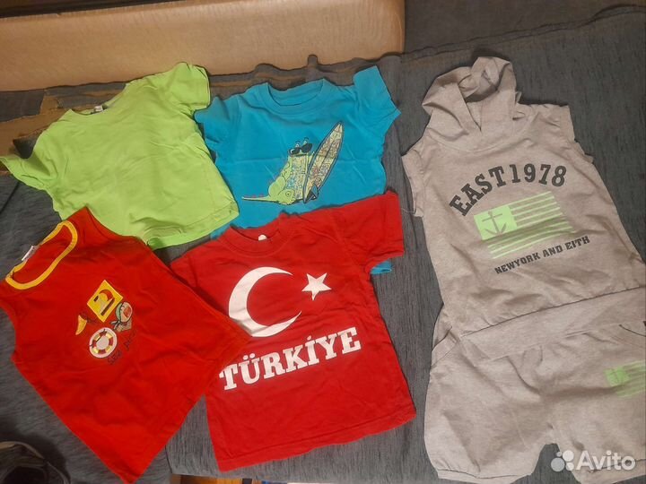 Пакет вещей для мальчика р.86-104 (28 вещей)