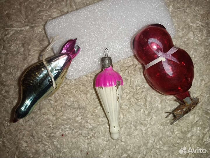 Елочные игрушки СССР в реставрацию