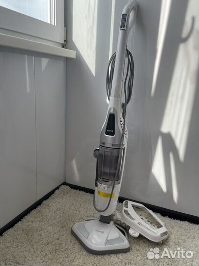 2 в1 Вертикальный пылесос+парова швабра