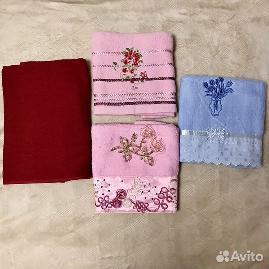 Набор новых полотенец, цена за 4 шт