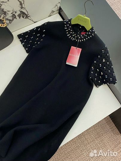 Шерстяное платье gucci женское