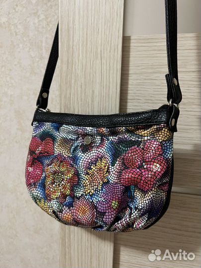 Сумка кросс-боди натуральная кожа