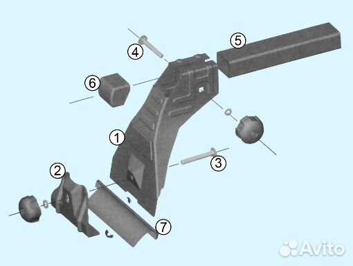 Багажник на крушу LADA ваз 2101-2107