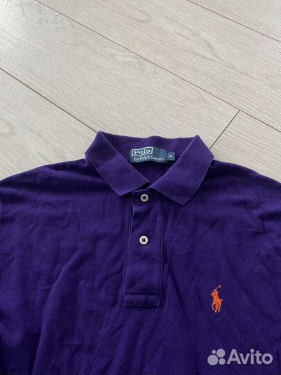 Фиолетовый лонгслив поло Polo Ralph Lauren S ориг