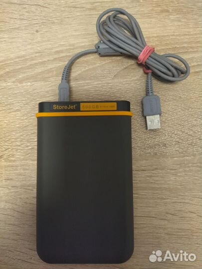 Переносной жёсткий диск Transcend 500gb StoreJet