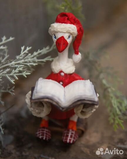 Ватная игрушка Гусик