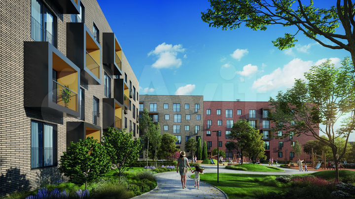 2-к. квартира, 64,1 м², 3/5 эт.