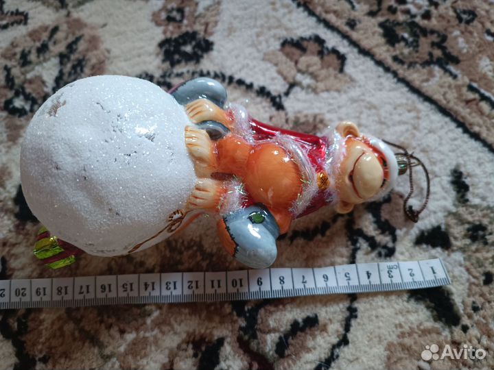 Елочные игрушки стекло польша