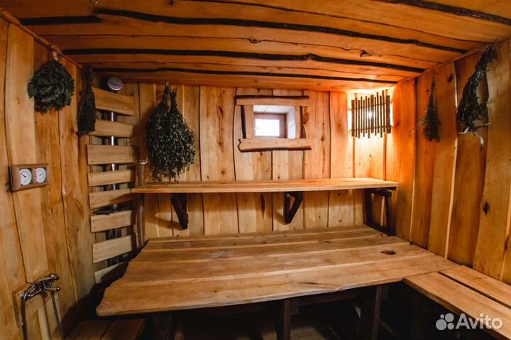 Баня на дровах. Волшебная живая баня