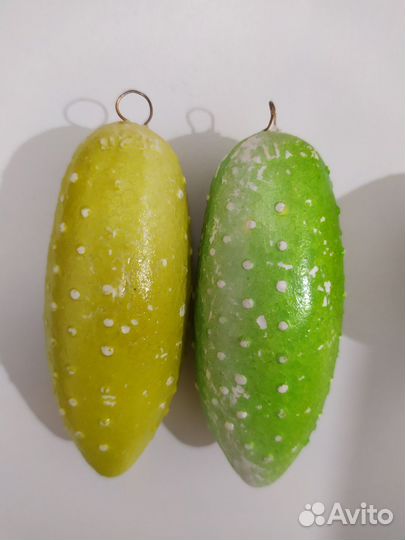 Елочные игрушки СССР овощи одним лотом