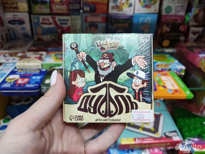 Настольная игра Дубль Гравити Фолз 5+