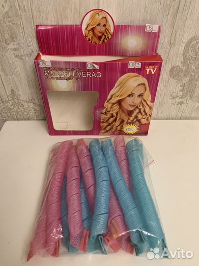 Бигуди спиральные бигуди-липучка