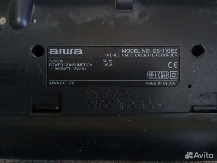 Кассетная магнитола.aiwa CS-110EZ