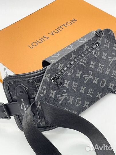 Мужская сумка Louis Vuitton Saumur через плечо