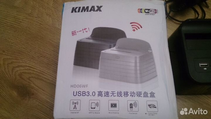 Док-станция kimax для ж.д с SD/TF кардрид, Wi-Fi