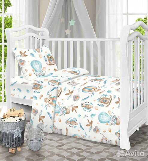 Ткань бязь детская 150 см (основа+компаньон)