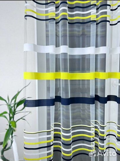 Тюль - сетка полоса