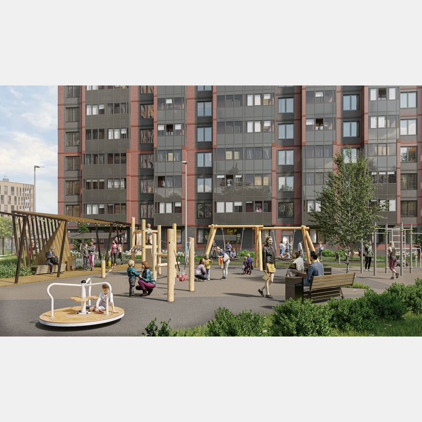 2-к. квартира, 52 м², 1/17 эт.
