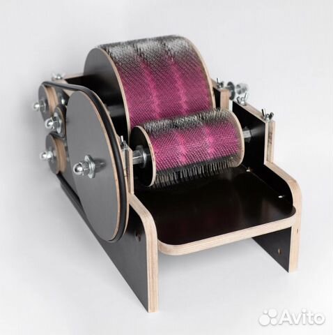 Кардер ручной барабанный 12 см