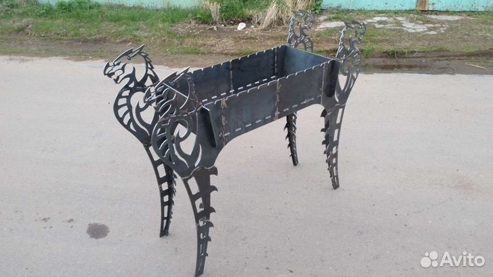 Мангалы разборные, 4мм металл